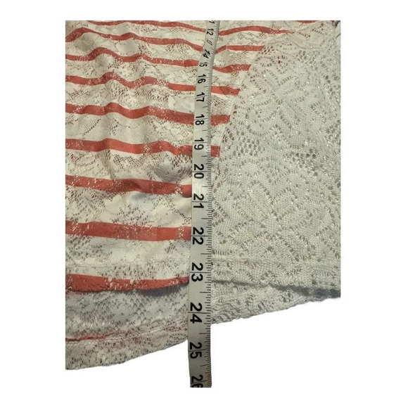 Style & Co. Women’s Small Pink & White Striped Lightweight Oversized Top - Picture 6 of 6